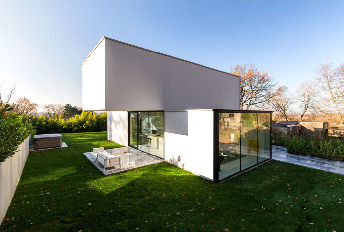Cubic house in a modern style
