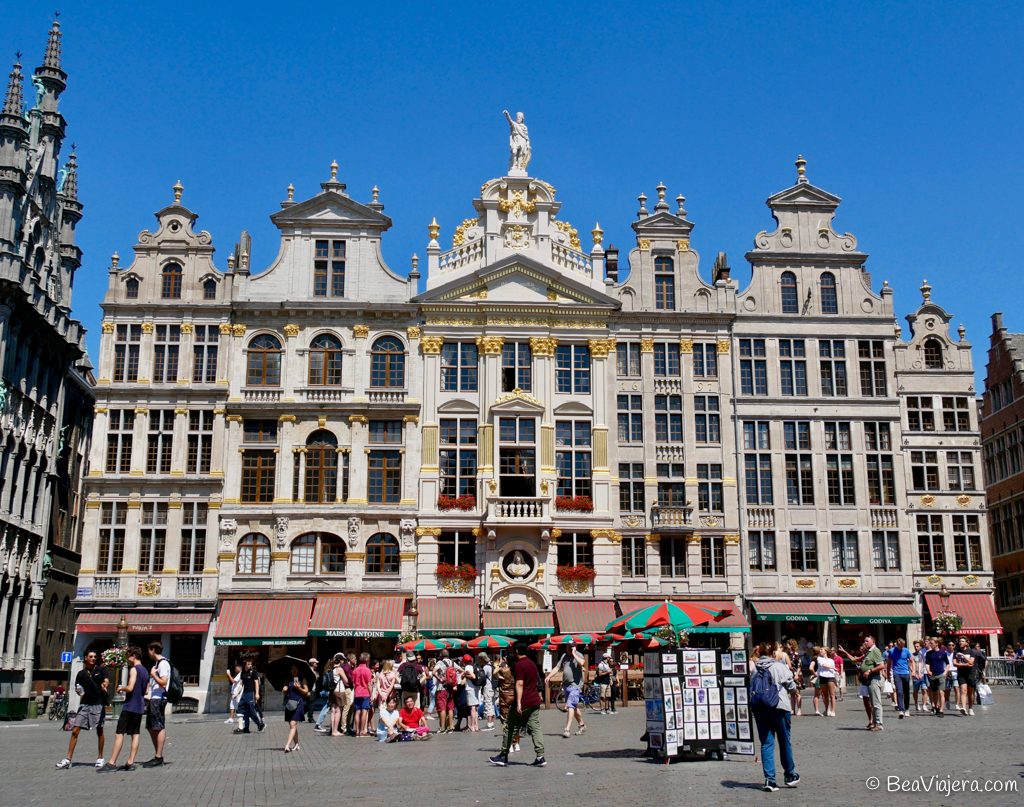 Guild houses in Brussels’ Grand Place